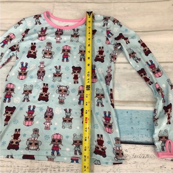 LOL Surprise Girls Pajama Set Cuddl Duds Climate Right Size Large - Picture 6 of 10